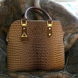 MKF Collection Faux Shoulder Bag with Crossbody Strap. New without tags.